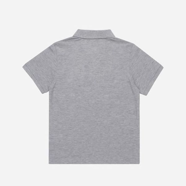 Fila World Pique S/S Men's Polo Shirts - Grey,NZ 768-56894